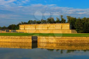 Famous Chateau de Chantilly. Oise, France