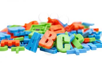 Royalty Free Photo of Alphabet Magnets