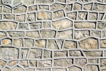 Royalty Free Photo of a Cement Stone Wall