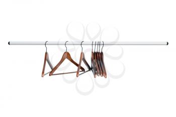 Royalty Free Photo of Hangers