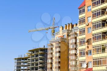Royalty Free Photo of High Rise Buildings Under Construction