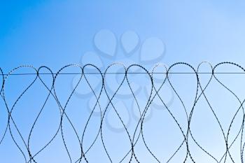Royalty Free Photo of Barbed Wire