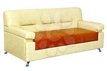 Royalty Free Photo of a Leather Sofa