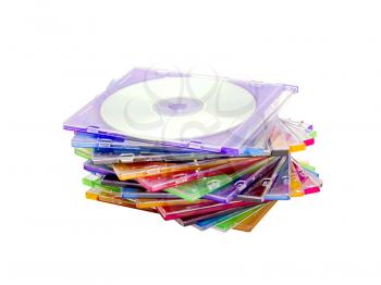 Royalty Free Photo of a Stack of CDs
