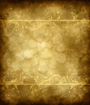 Royalty Free Clipart Image of an Old Vintage Background
