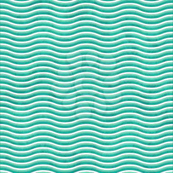 Seamless Grunge Striped Waved Background