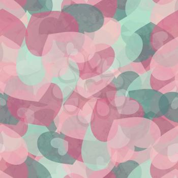 Seamless Valentine's Pattern With Hearts