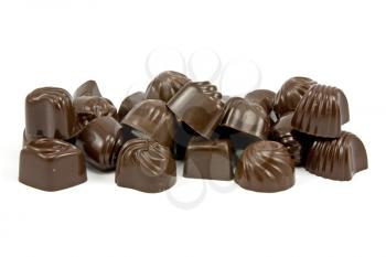 Royalty Free Photo of Dark Chocolate Pralines