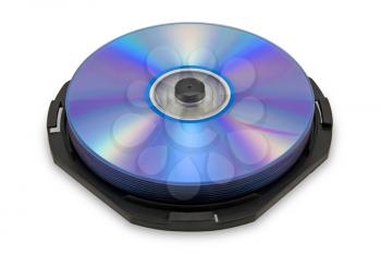 Royalty Free Photo of a Stack of Compact Discs