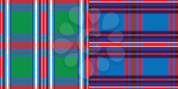 Royalty Free Clipart Image of  Tartan Backgrounds