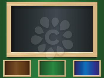 Royalty Free Clipart Image of a Blackboard