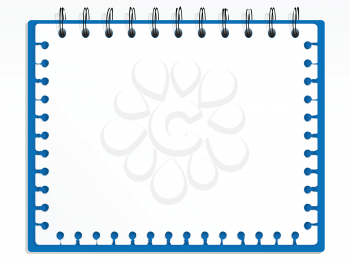 Royalty Free Clipart Image of a Blank Page