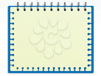 Royalty Free Clipart Image of a Blank Page
