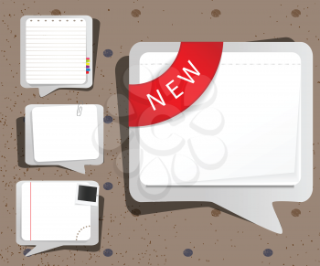 Royalty Free Clipart Image of Notepads
