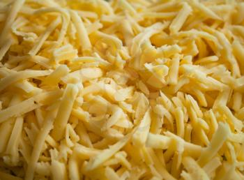 Cheese in slices for background