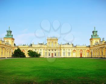 Wilanow palace in Warsaw, Poland