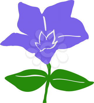 Royalty Free Clipart Image of a Flower