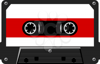 Royalty Free Clipart Image of an Audio Cassette