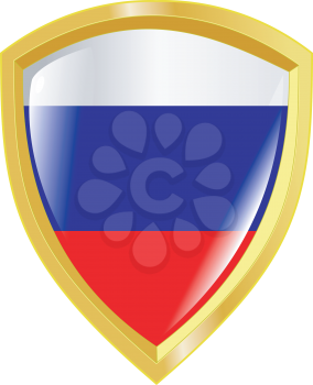 Coat of arms in national colours of Russia