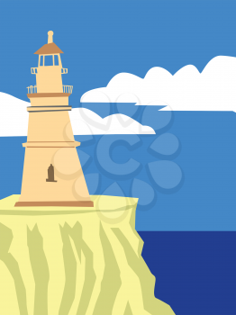 vector illustration of lighthouse