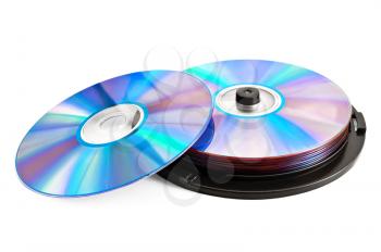 Royalty Free Photo of a Stack of Discs