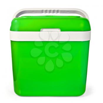 Royalty Free Photo of a Green Cooler