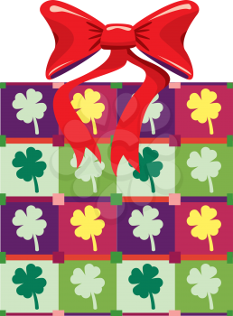 Royalty Free Clipart Image of a Gift Box