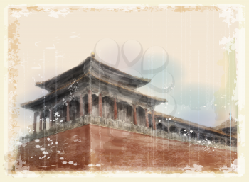 forbidden city in beijing, China 