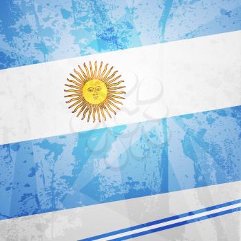 Abstract pattern for design. Retro paper background. flag of Argentina