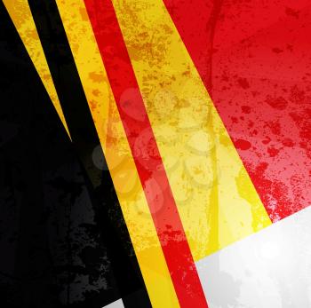 Abstract pattern for design. Retro paper background. flag of Belgium