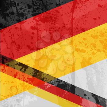 Abstract pattern for design. Retro paper background. Flag of Germany