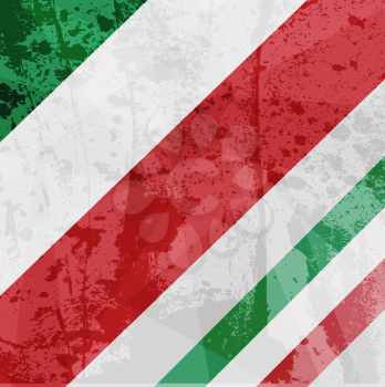 Abstract pattern for design. Retro paper background. Flag of Italy