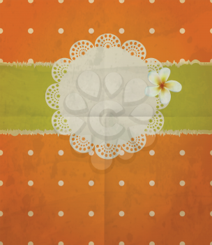 scrapbook-style retro background or greeting card
