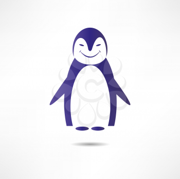Cheerful penguin.