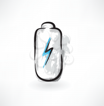battery grunge icon