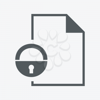 locked document icon