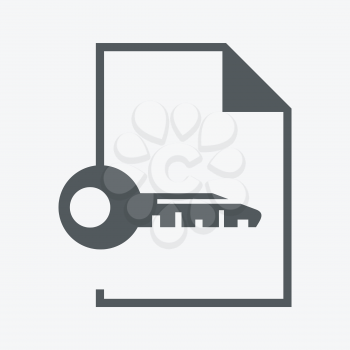 locked document icon