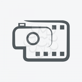 Photo camera or emblem