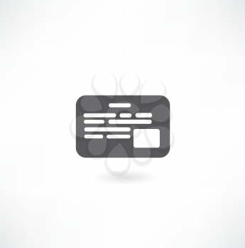 vector credit cards icon design element.