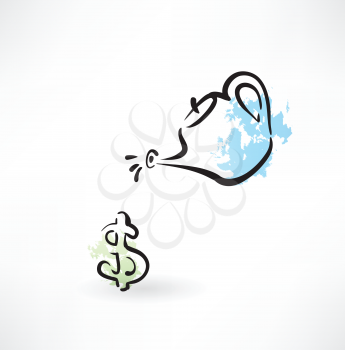 Dolar watering can icon