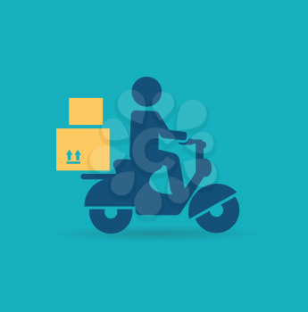 delivery scooter icon