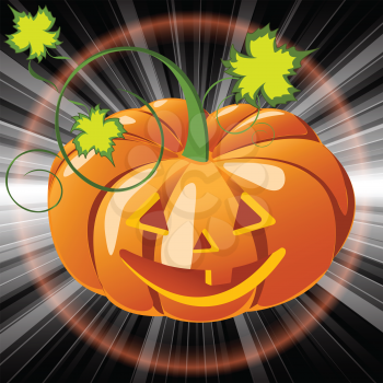 Royalty Free Clipart Image of a Pumpkin