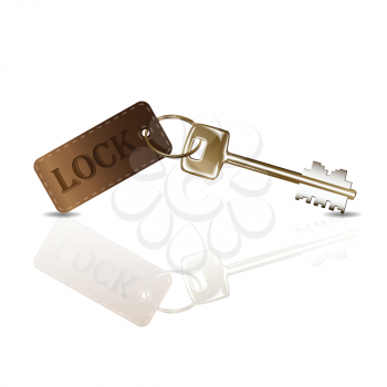 Royalty Free Clipart Image of a Key