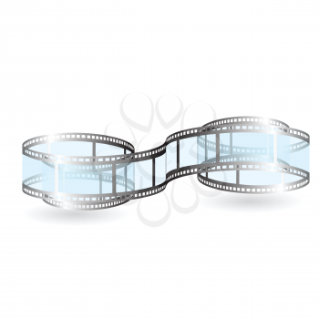 Royalty Free Clipart Image of Reels of Film
