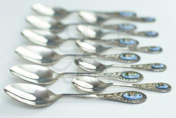 Royalty Free Photo of Antique Spoons
