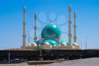 Royalty Free Photo of a Mosque in Turkmenistan