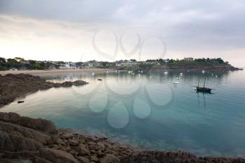 Port-Mer beach in Cancale, Brittany, France
