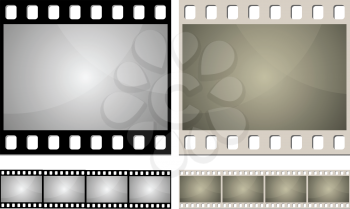 Royalty Free Clipart Image of Camera Film