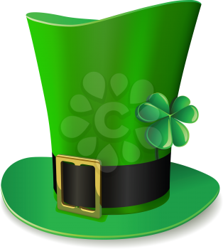 Royalty Free Clipart Image of a Saint Patrick's Day Hat