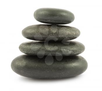 Royalty Free Photo of a Stack of Zen Stones